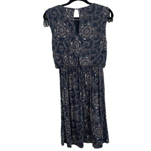 Loft Blue Pattern Dress